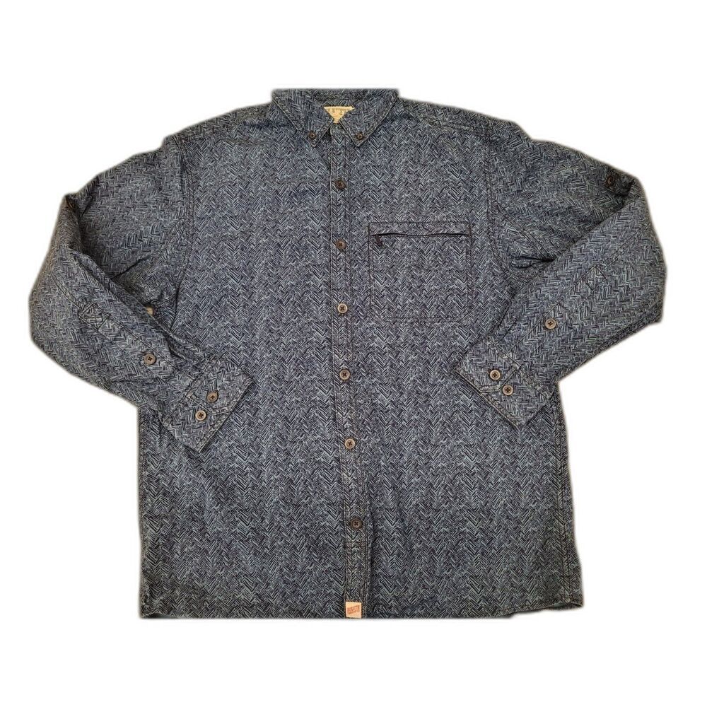 Duluth Trading Mens Canyonner Button Down casual shirt with long sleeves